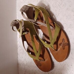 Green Merrel Sandals